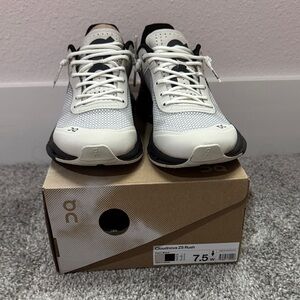 On Running Cloudnova Z5 Rush Women’s Sneakers - Cream and Black